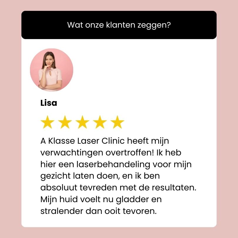 Recensie van Lisa voor laseren in Den Haag Recensie van Lisa voor laseren in Den Haag